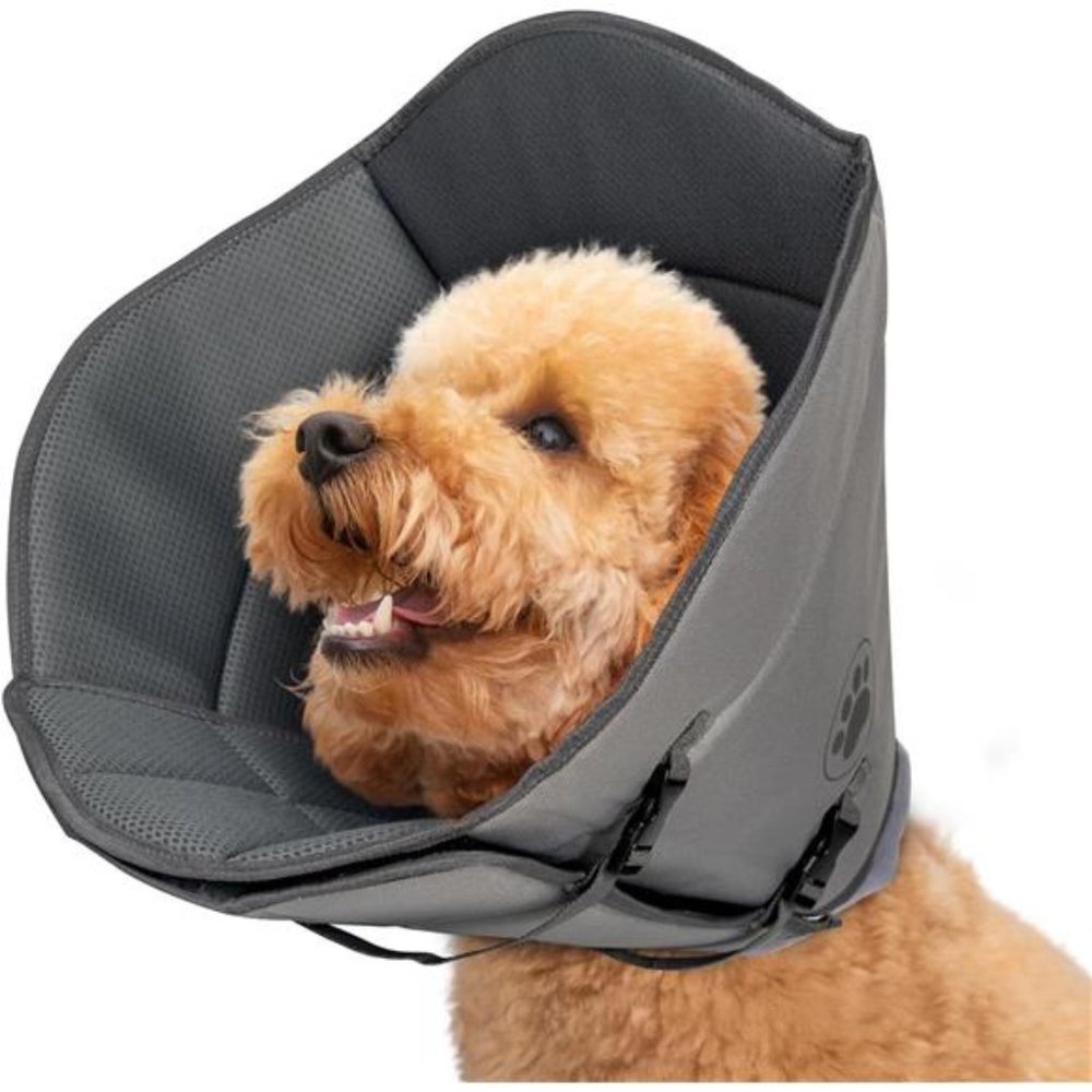 Dog Cone for After Surgery,  Soft Dog Cone, Adjustable Recovery Collar (M)